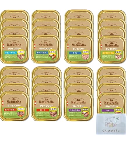 Amazon.co.jp: ナチュラハ グレインフリー 無添加 100g 8種×各4個【計